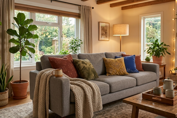 10 Ideias Simples para Deixar Sua Casa Mais Aconchegante (Sem Gastar Muito!)