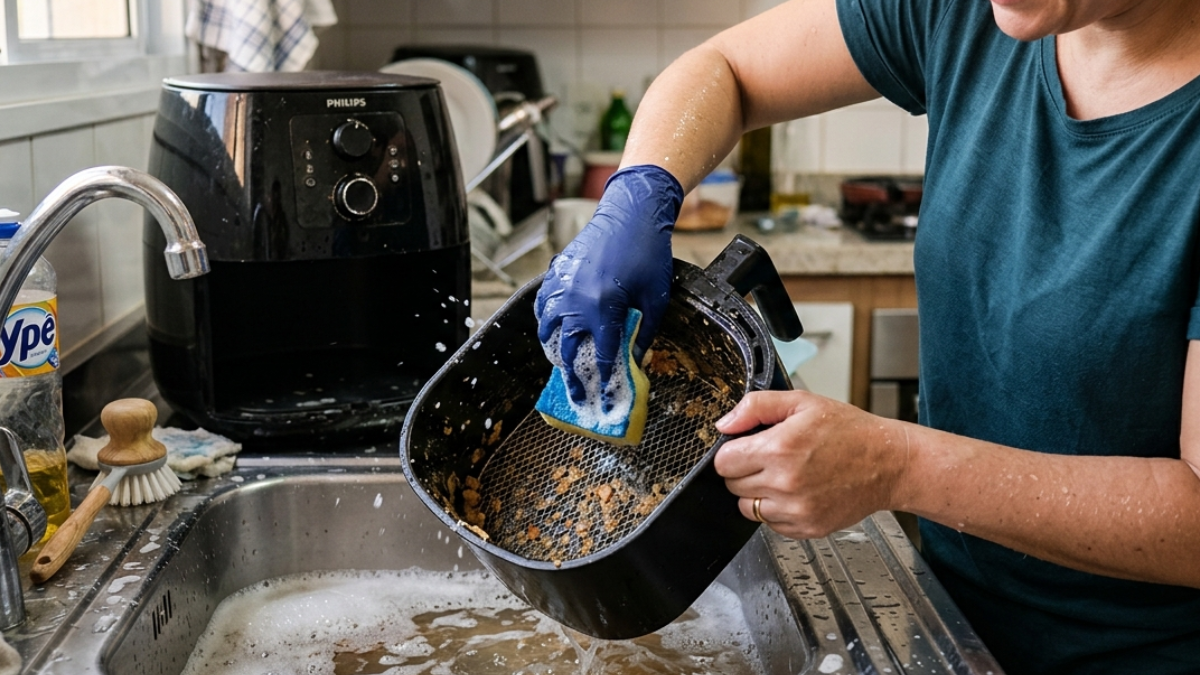 Como limpar airfryer passo a passo simples, rápido e seguro