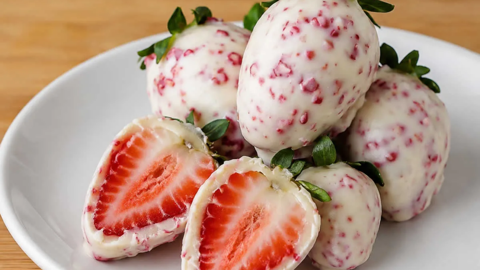 Morango Cravejado Sobremesa Fácil, Cremosa e Irresistível