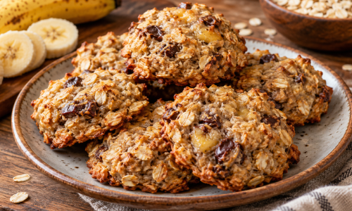 Cookie fit de aveia e banana receita prática e saborosa para variar o cardápio