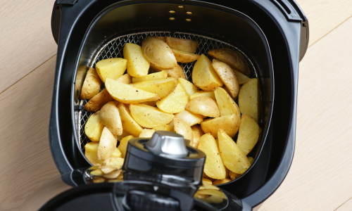 Batata Rústica na Air Fryer Crocante por Fora e Macia por Dentro