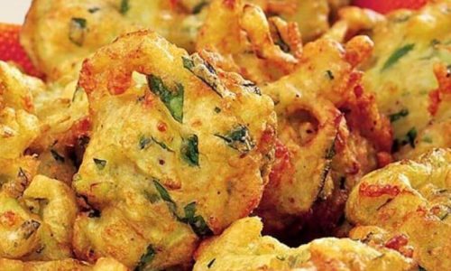 Bolinho de Chuchu com Queijo e Ervas