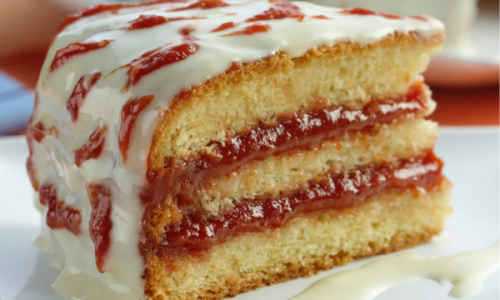Bolo Branco com Recheio de Creme e Goiabada A Combinação Perfeita de Sabores