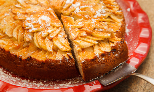 Fiz Esse Bolo de Maçã e o Cheirinho que Tomou a Casa Foi Irresistível