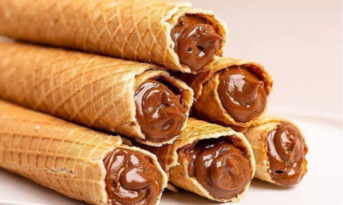Canudinho de Waffle Recheado