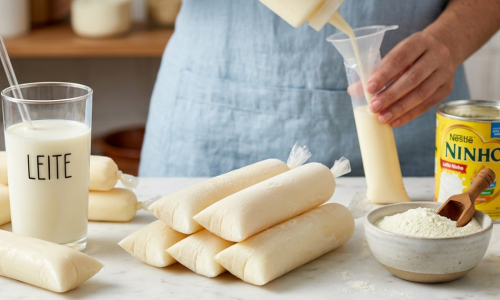 Geladinho de Leite Ninho Tão Cremoso que Parece Sobremesa de Confeitaria