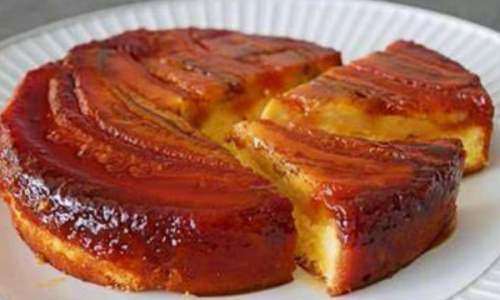 Torta de Banana com Queijo