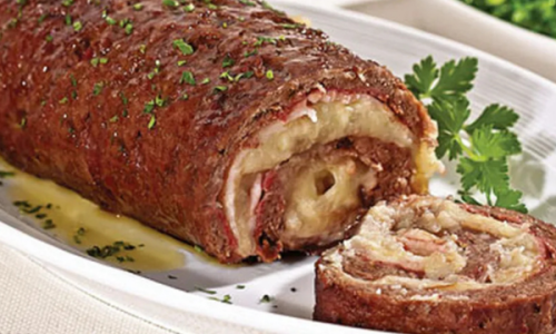 Rocambole de Carne Moída Receita Saborosa e Fácil de Fazer